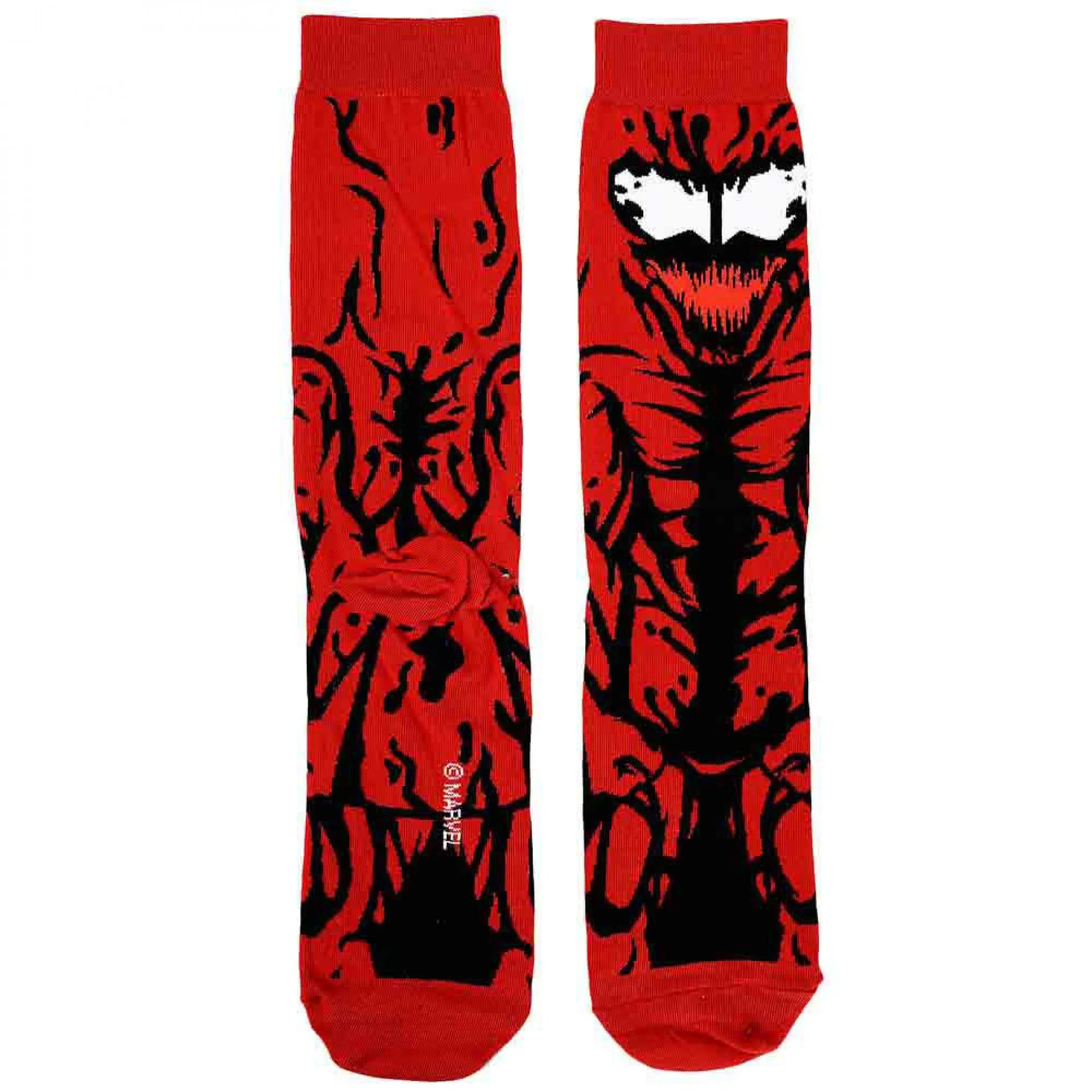 Marvel Comics Carnage 360 Character Crew Socks