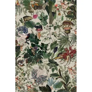 Menagerie of Extinct Animals Ivory Rectangle