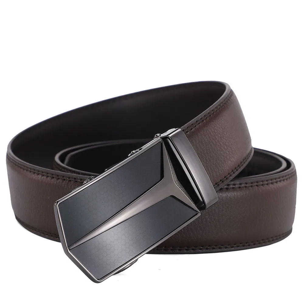 Men's Belt Men's Automatic Buckle Belt