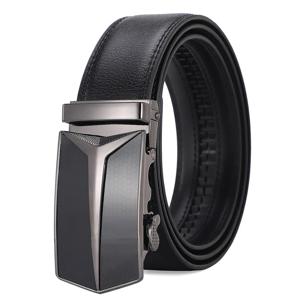 Men's Belt Men's Automatic Buckle Belt