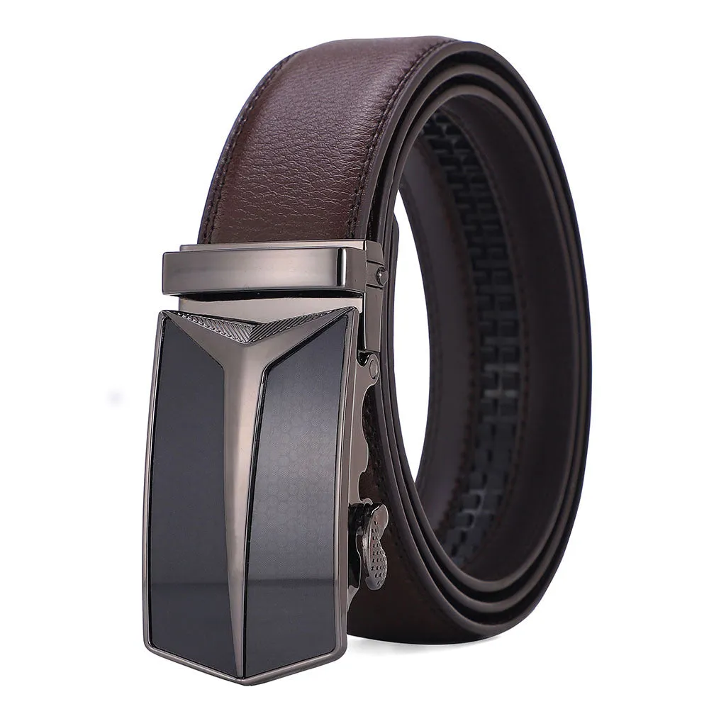 Men's Belt Men's Automatic Buckle Belt