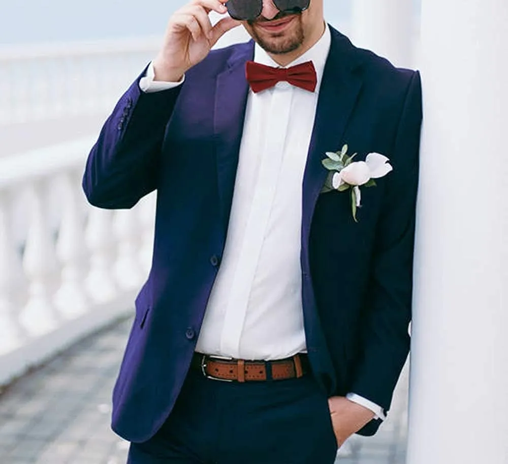Men's Bowties Formal Satin Solid - 6/12 Pack Bow Ties Pre-tied Adjustable Ties for Men Many Colors Option in bulk