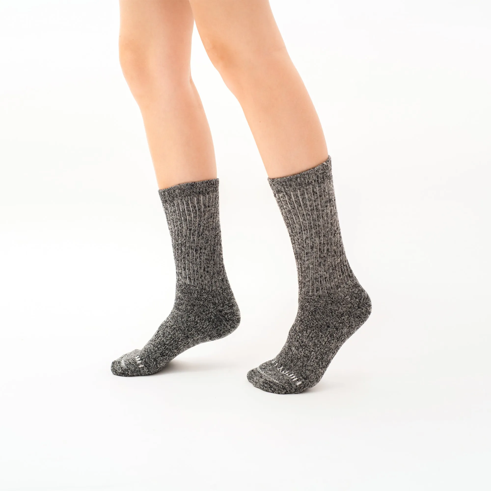 Merino Wool Marled Crew Socks 4-pack (SMALL)