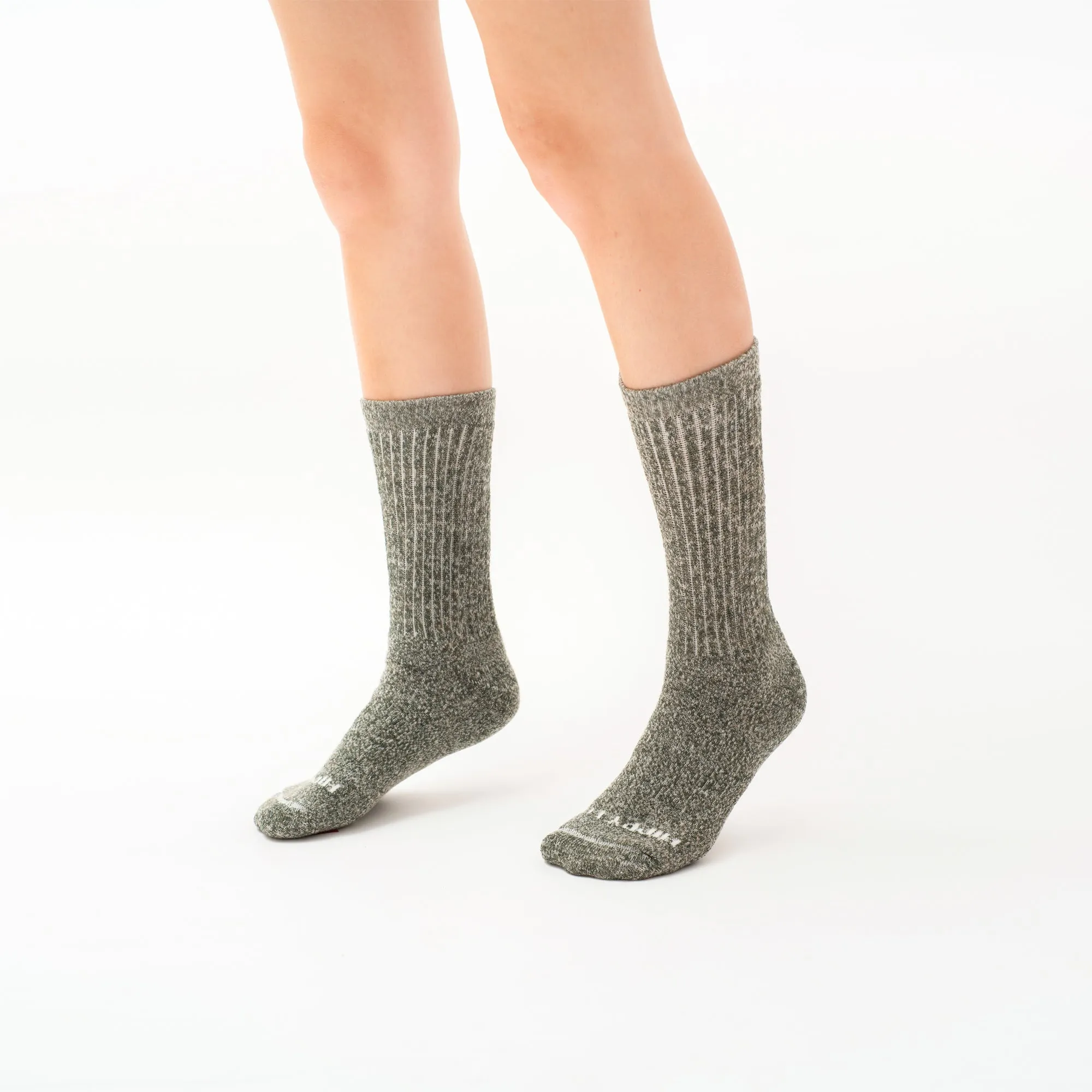 Merino Wool Marled Crew Socks 4-pack (SMALL)