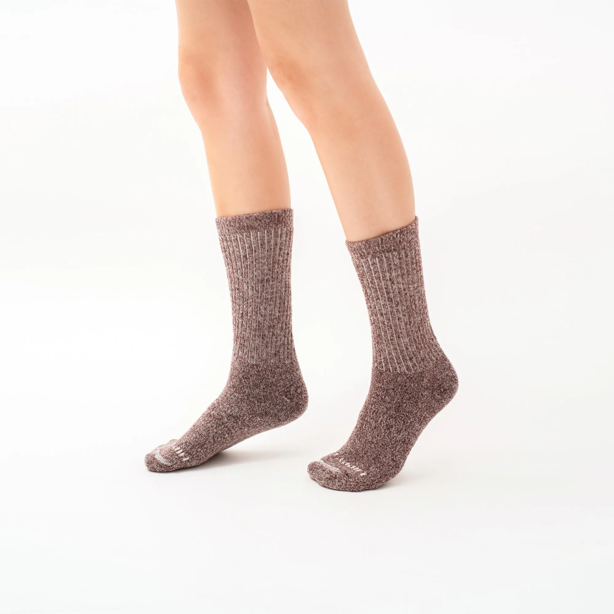 Merino Wool Marled Crew Socks 4-pack (SMALL)