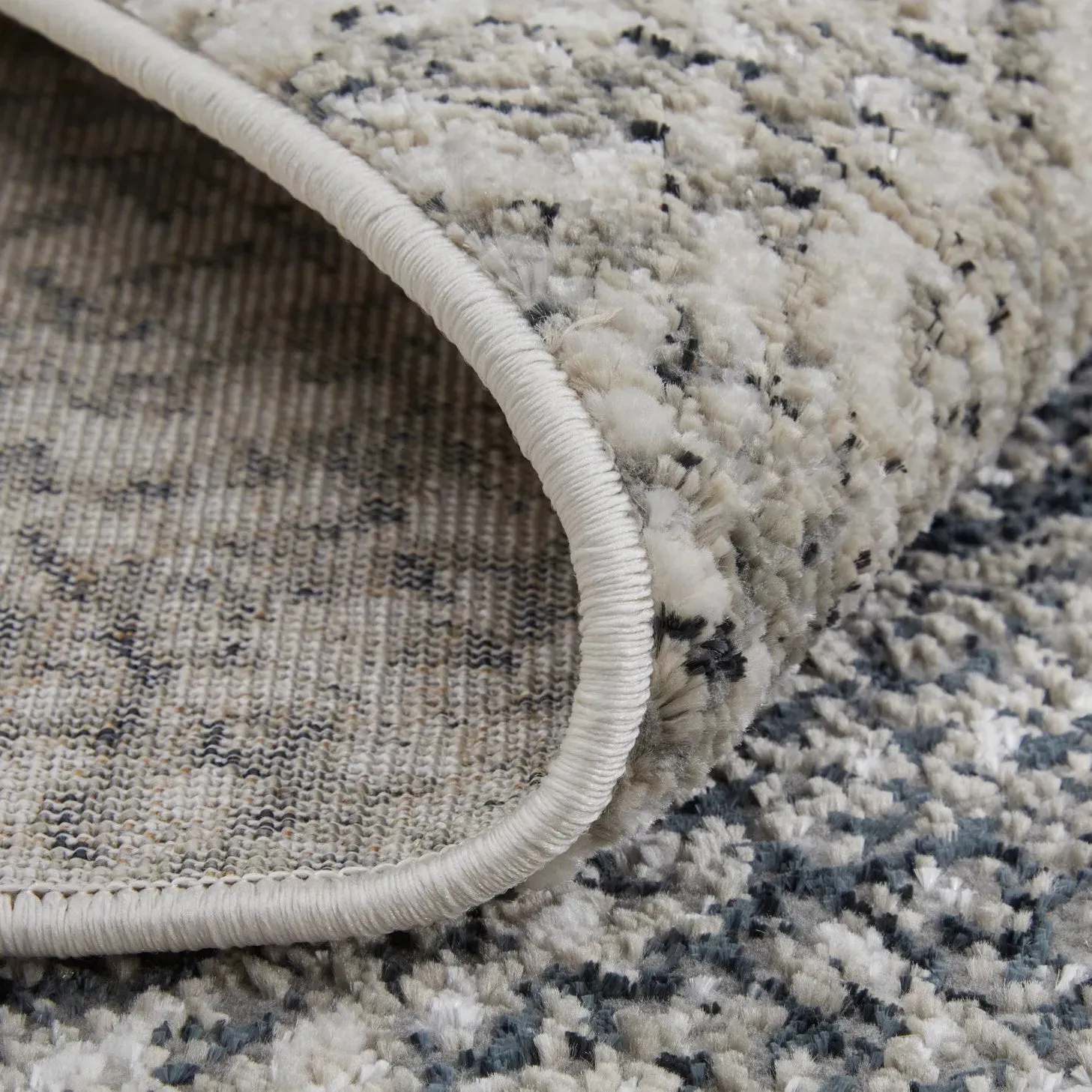 Micah 69439LTF Ivory/Grey Rug