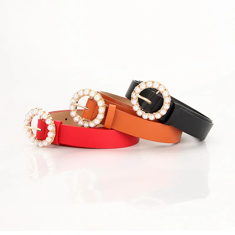 Multicolor Cute Wild Girls' Belt Dress Decoration Belt Jeans Strap
