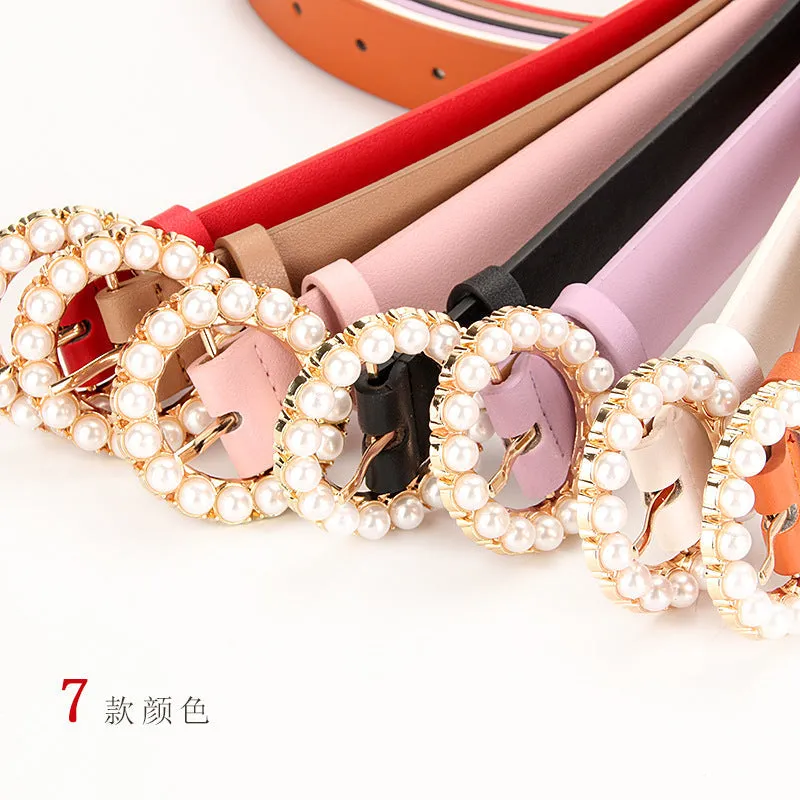 Multicolor Cute Wild Girls' Belt Dress Decoration Belt Jeans Strap