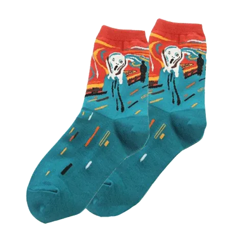 Munk Scream Socks