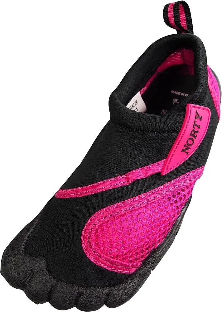NORTY Water Shoes for Boys and Girls - Swim Socks for Beach, Boat, and Pool - Skeletoe Barefoot Design - Cruise Ship Essentials for Kids - Hiking and Camping Footwear
