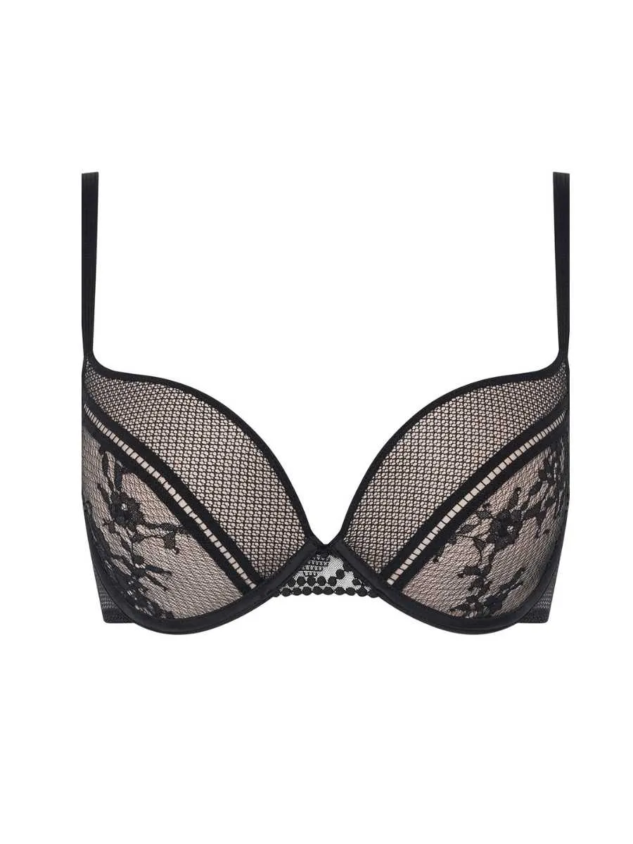 Olivia Extra Push Up Bra - Black