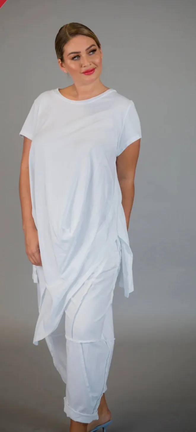 Paolo Tricot, WT220751  Side Ruch Tunic