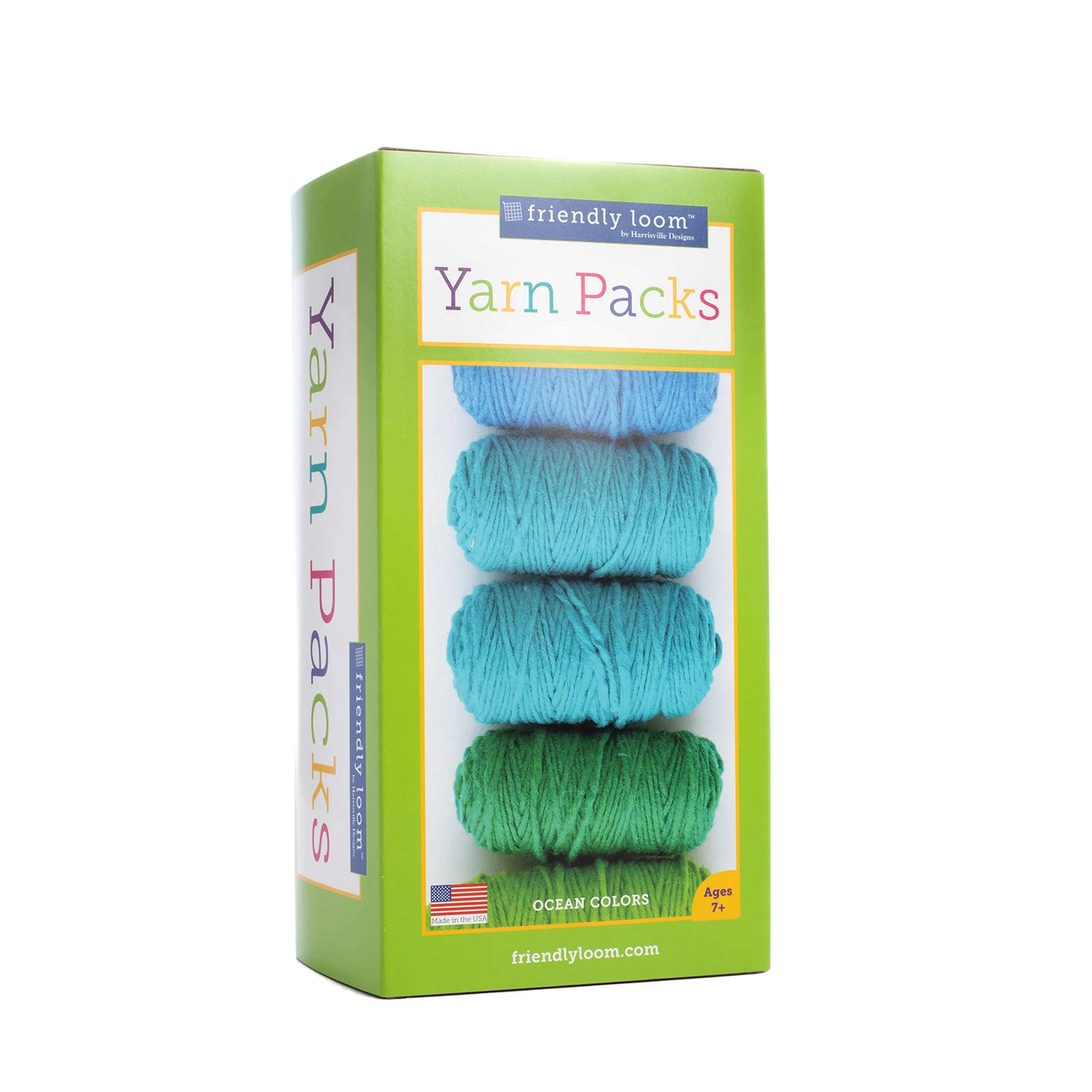 pegLoom or LapLoom Refill Kit by Friendly Loom™ - Ocean Colors