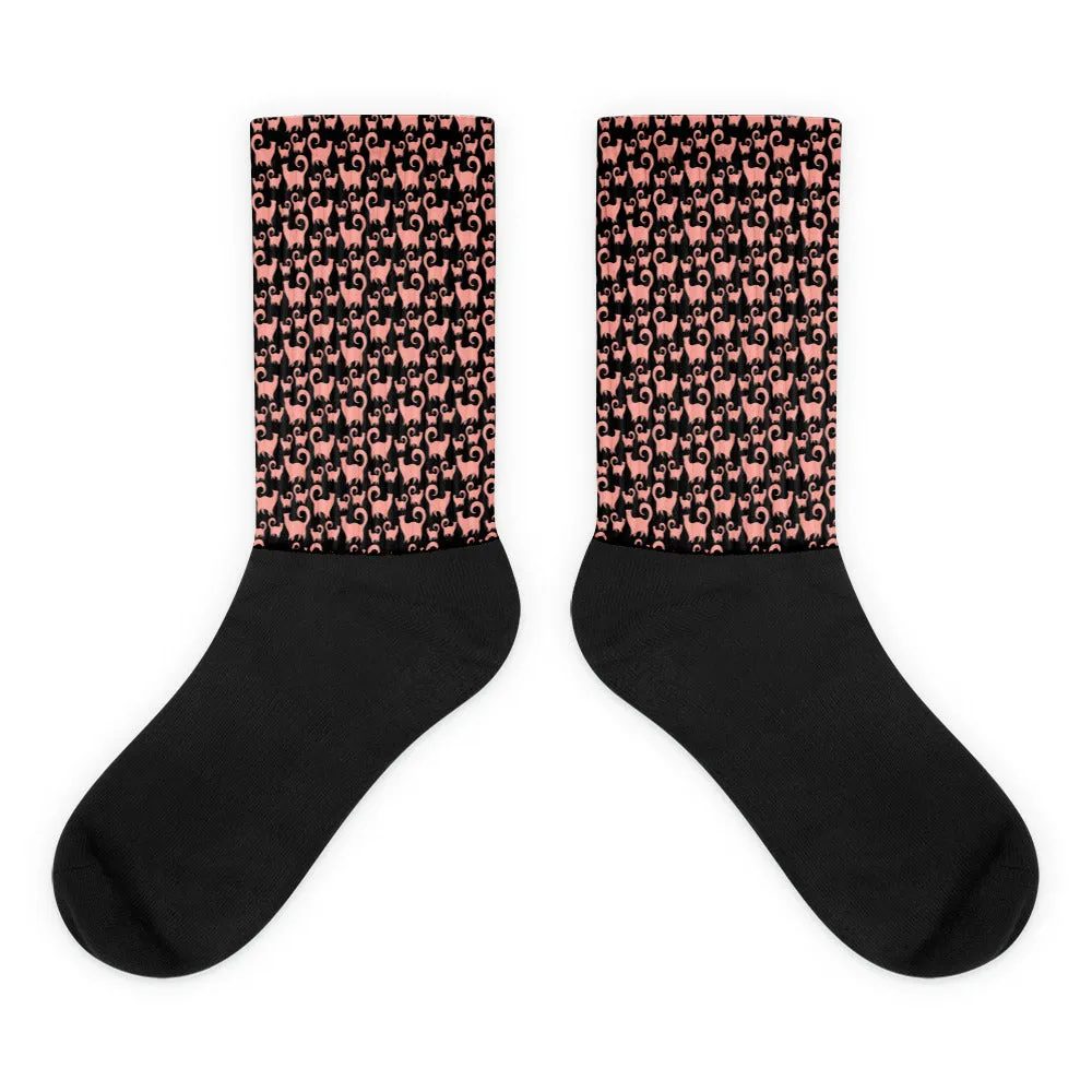 PINK KITTY Socks