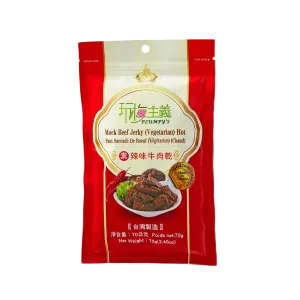 Plumpy's-  Vegetarian Mock Beef Jerky (HOT) 70g