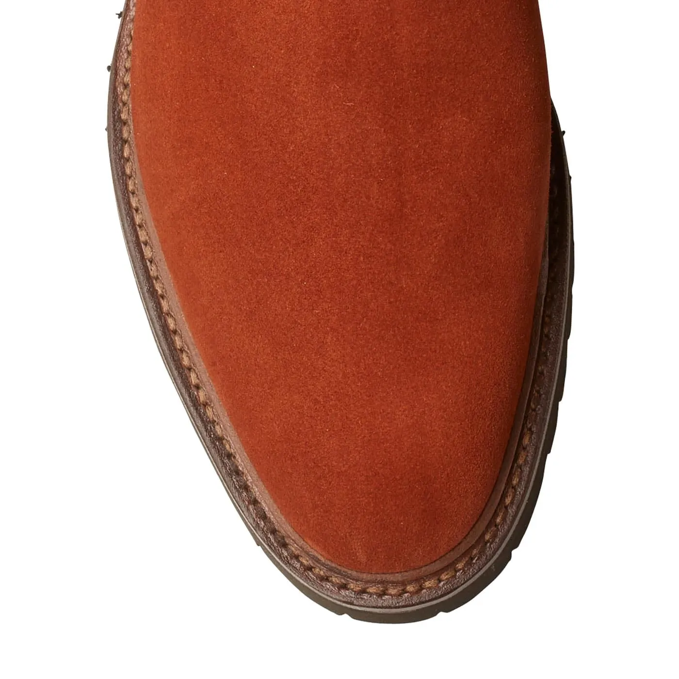 Poppy Terracotta Suede