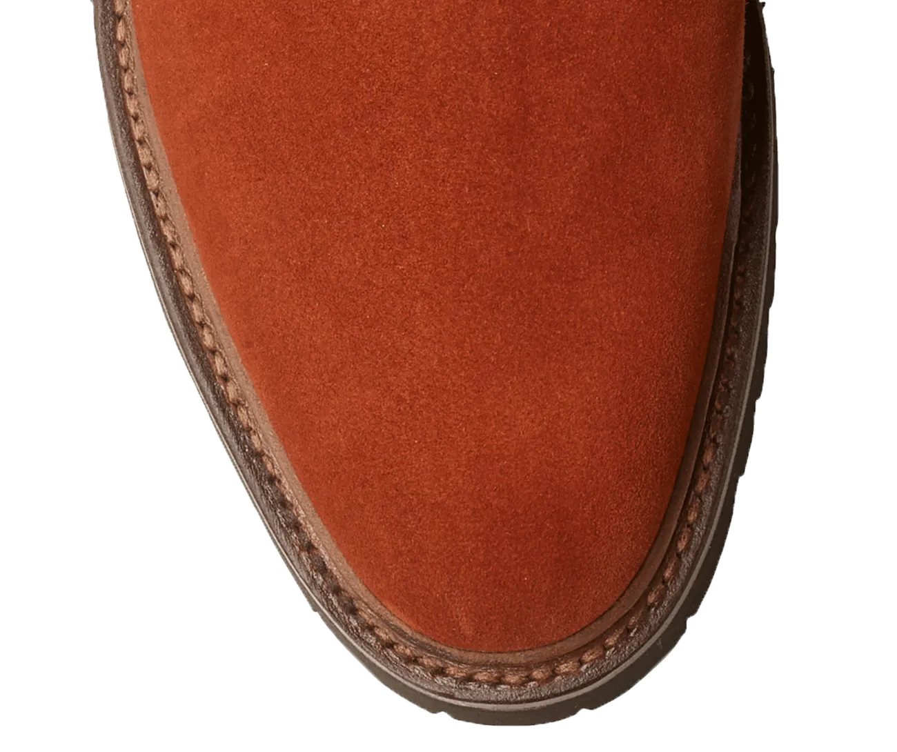 Poppy Terracotta Suede