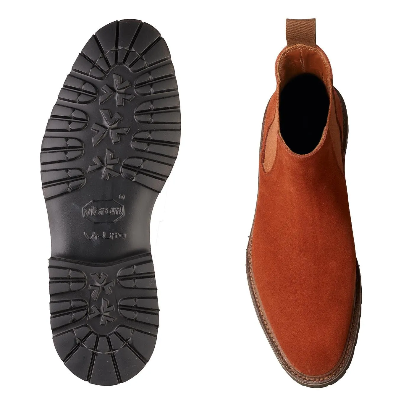 Poppy Terracotta Suede