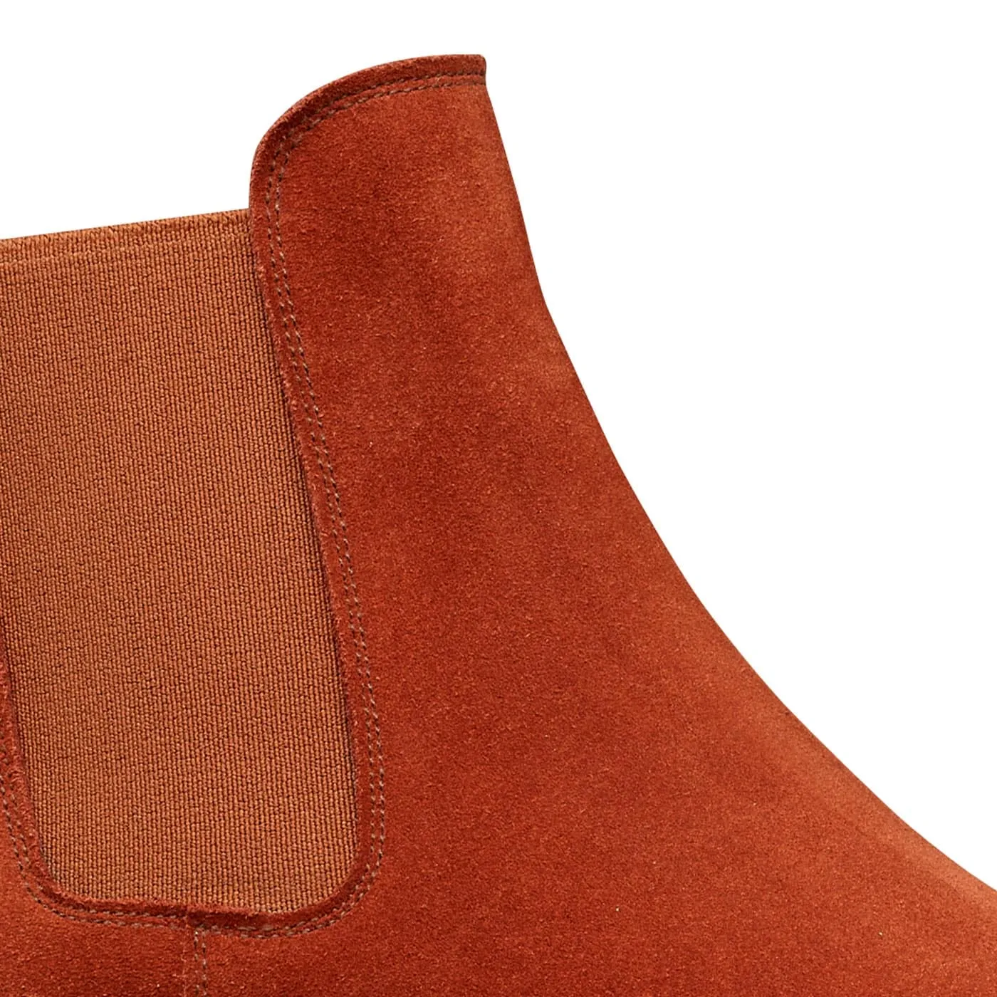 Poppy Terracotta Suede