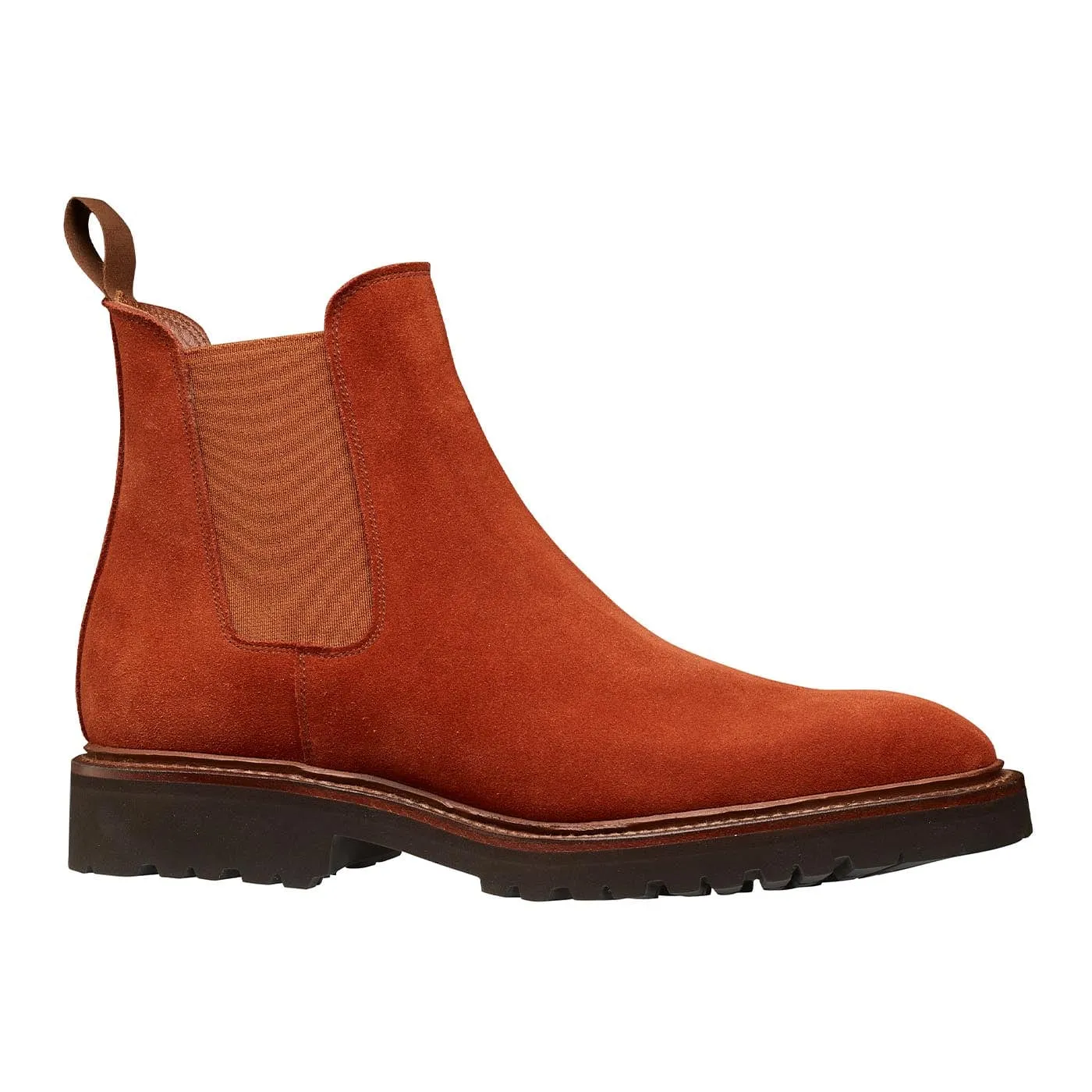 Poppy Terracotta Suede
