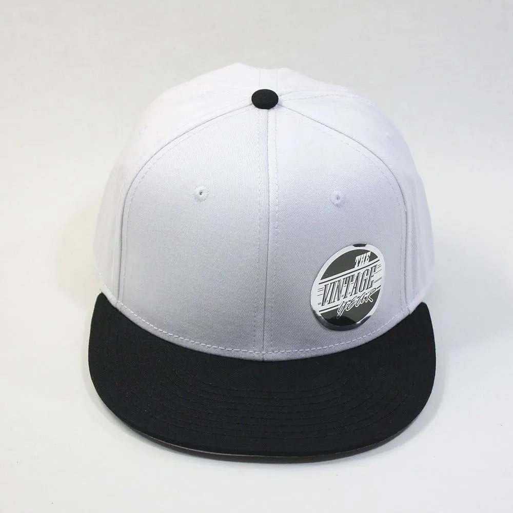 Premium Plain Cotton Twill Adjustable Flat Bill Snapback Hats Baseball Caps
