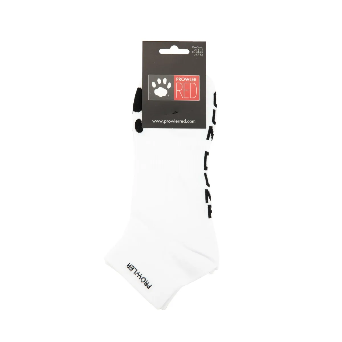 Prowler RED Cum Dump Ankle Socks White Black