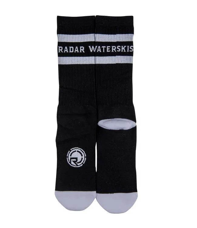 Radar Crew Socks - Black