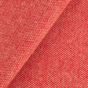 Red & Natural Barley Corn Fat Quarter Yard, Felted Wool Fabric