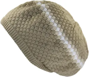 RW 100% Cotton Classic Slouchy Rasta Beanie