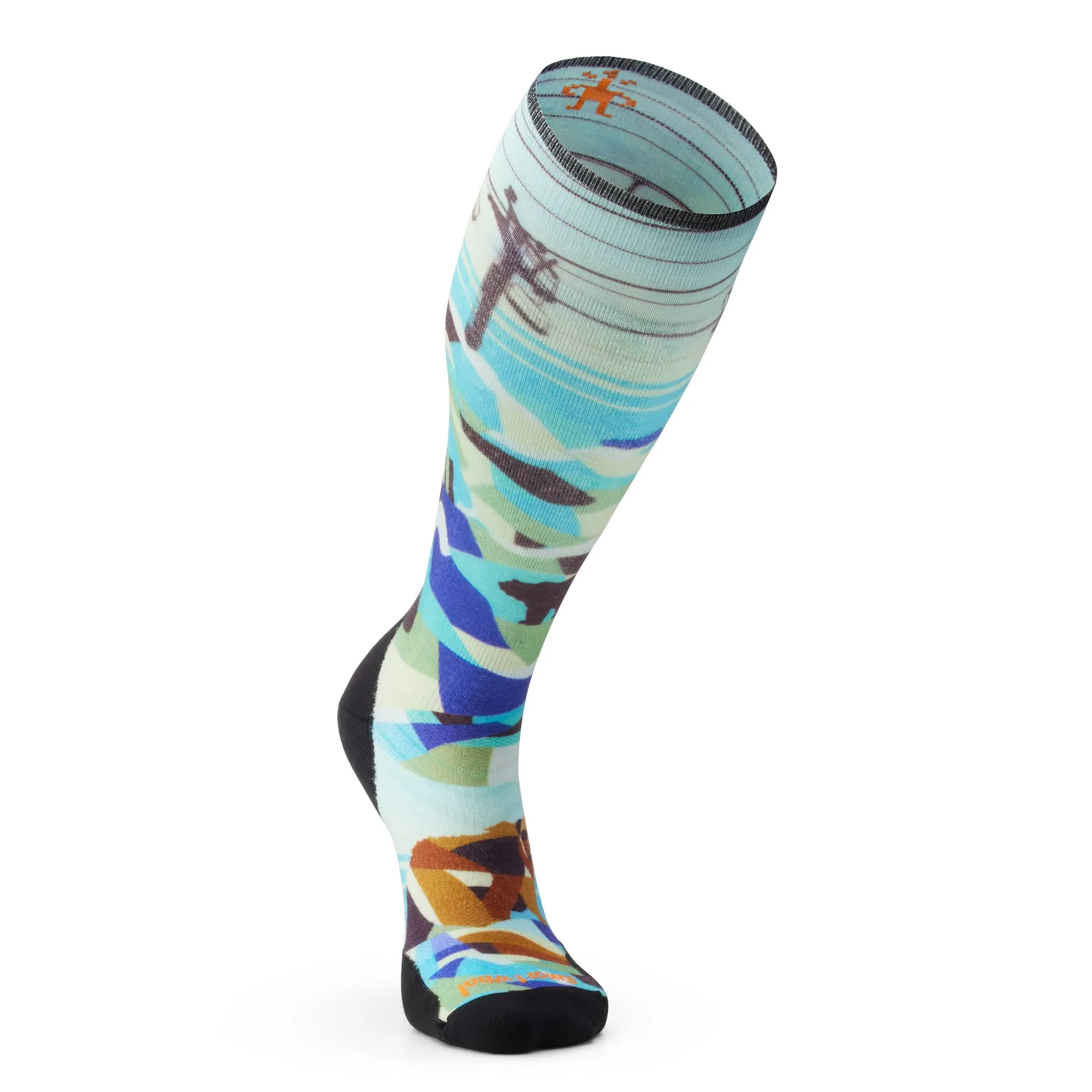 SMARTWOOL SOCK SKI TARGETED CUSHION BEAR COUNTRY