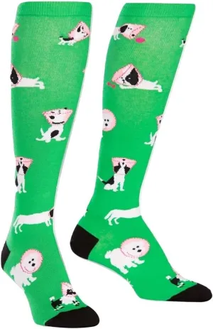 Sock It To Me, Cone of Shame, Women's Knee-High Socks, Puppy Dog Socks