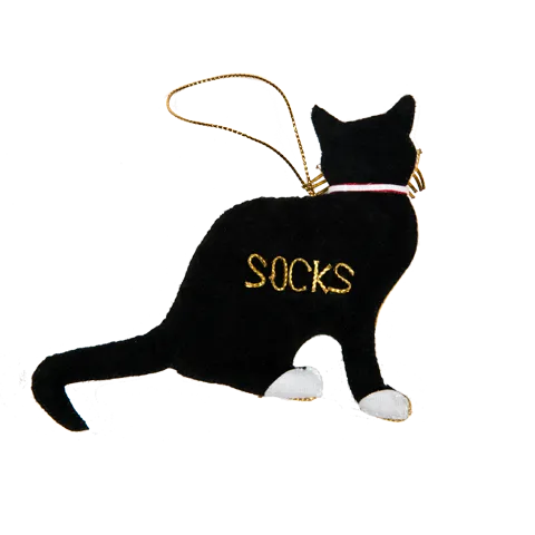Socks the Cat Ornament
