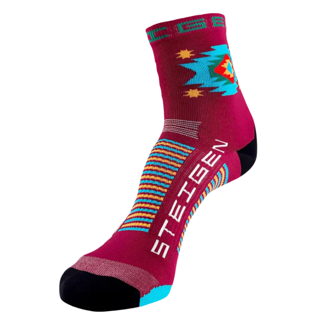 Steigen - Half Length Running Socks - Tribal