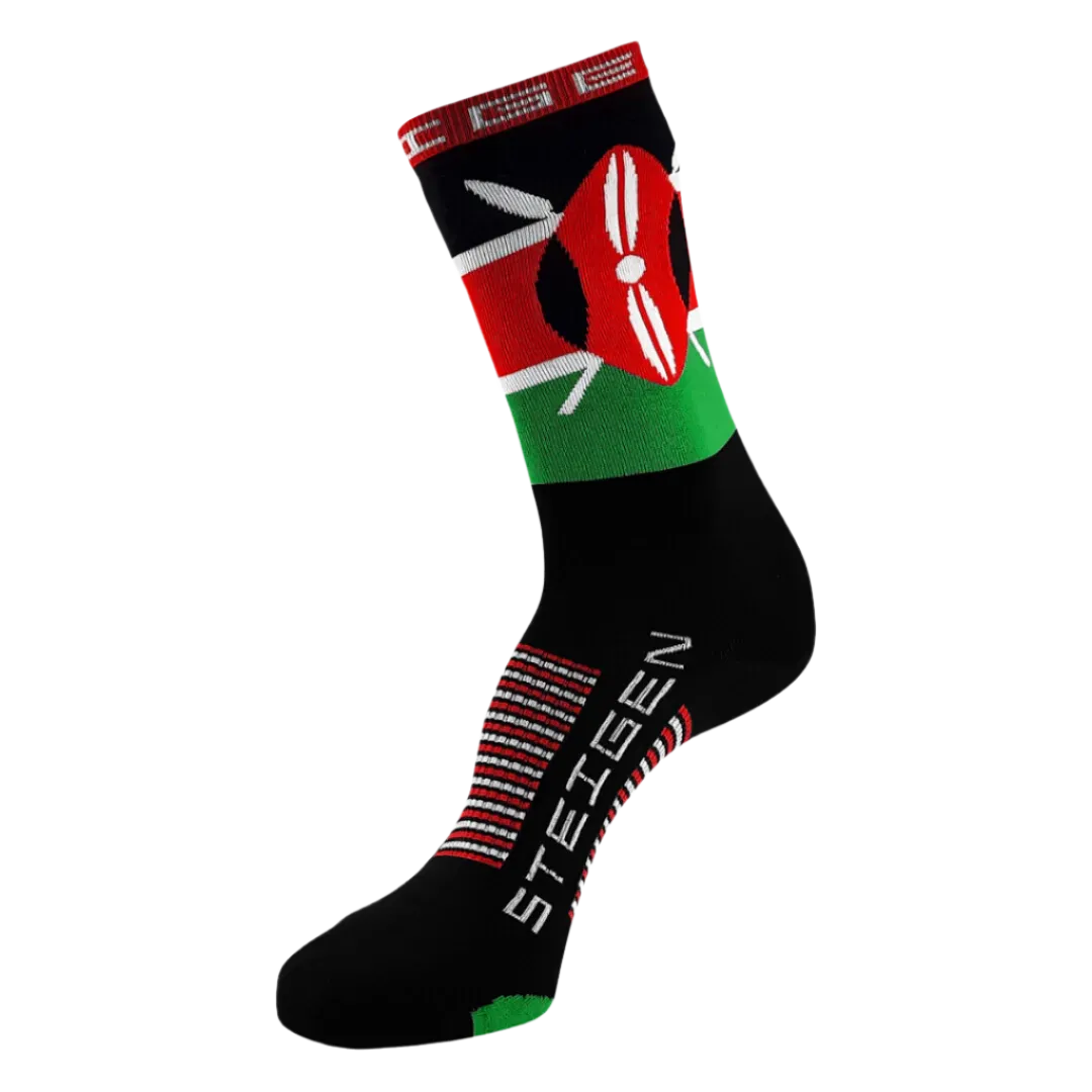 Steigen - Three Quarter Length Running Socks - Kenya