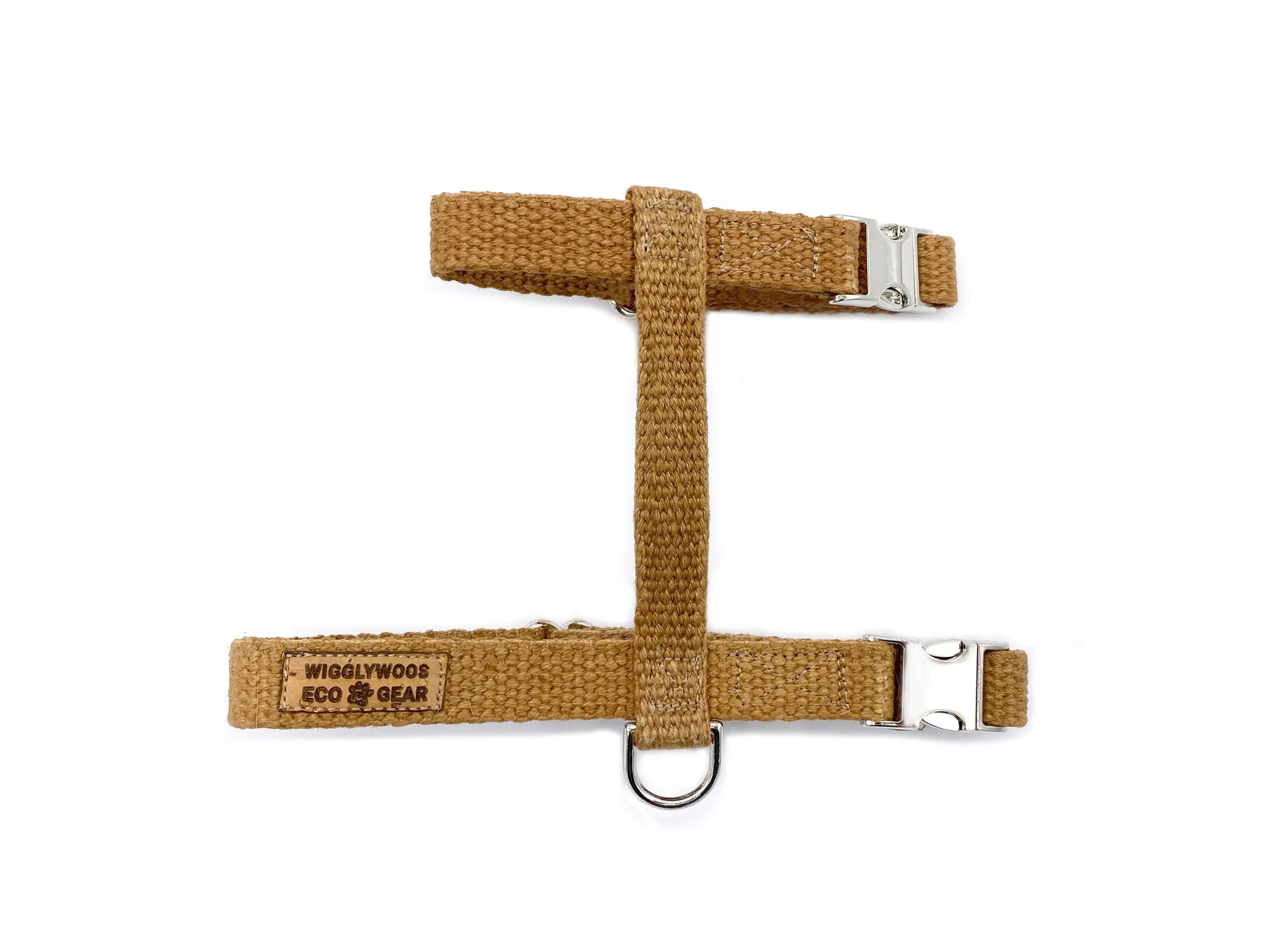 Tea-stained Just Hemp H-Style Cat Harness