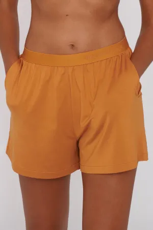 TENCEL™ lite shorts ocher
