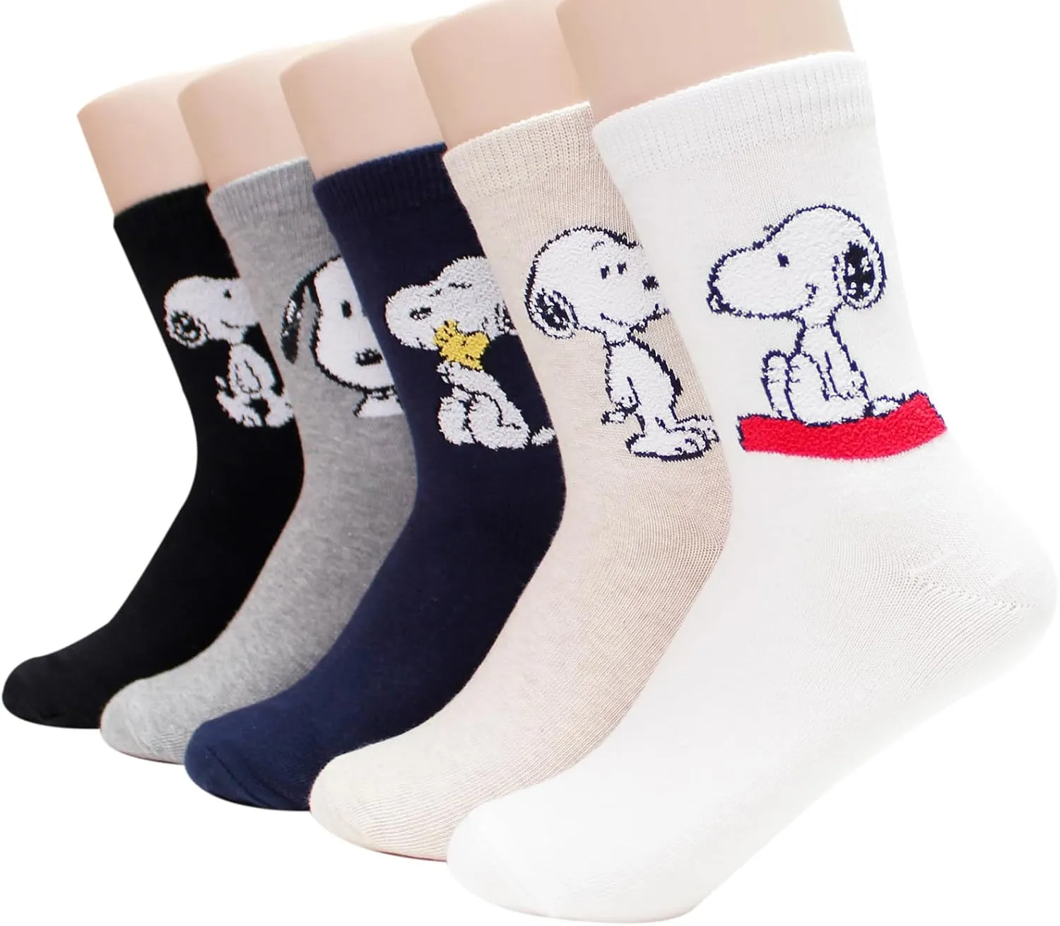 The Peanuts Snoopy Women and teen girls Cartoon Character Series Licensed Socks