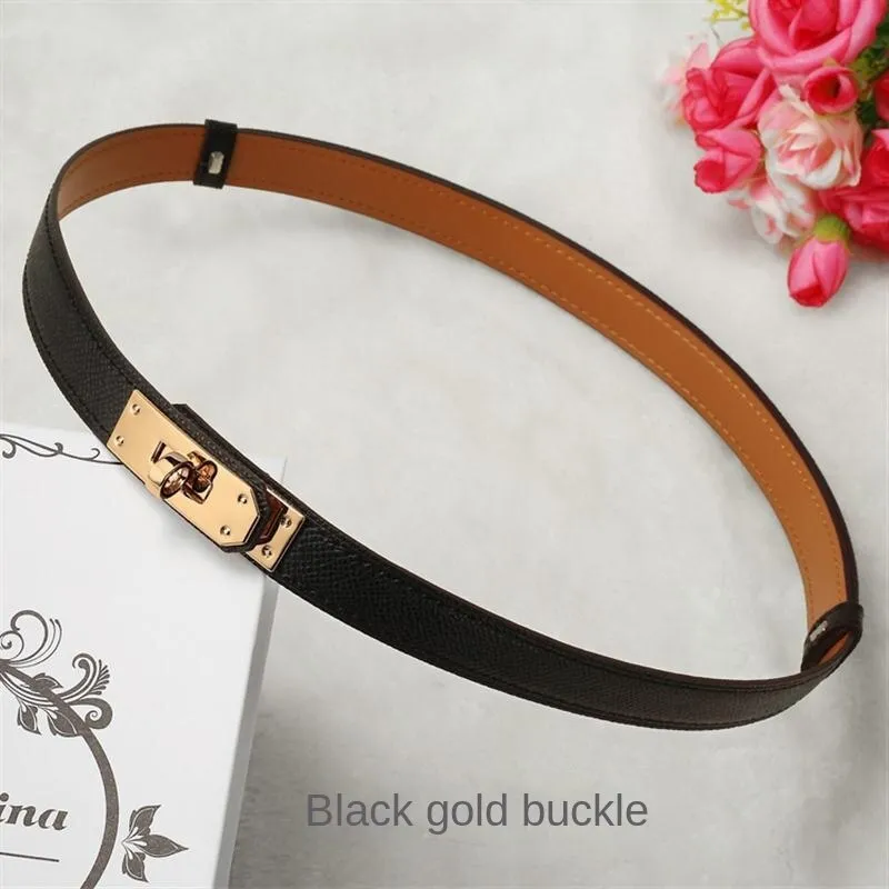 Thin Belt Women's Clothes Summer Decoration with Skirt Waist Trimming Versatile Belt