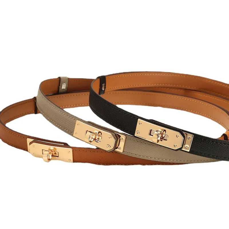 Thin Belt Women's Clothes Summer Decoration with Skirt Waist Trimming Versatile Belt