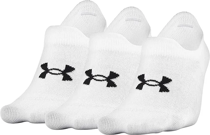 Under Armour Essential Ultra Low 3-Pack White