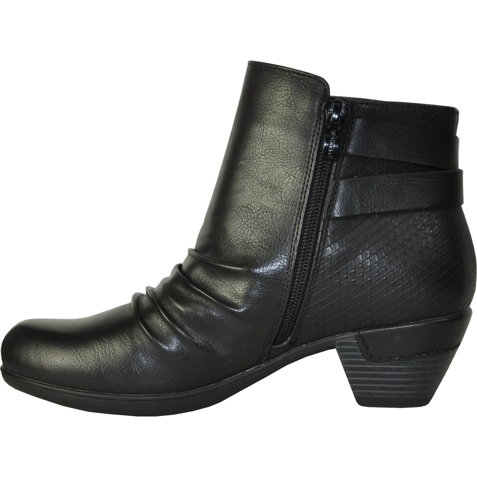 VANGELO Women Boot HF9429 Ankle Dress Boot Black