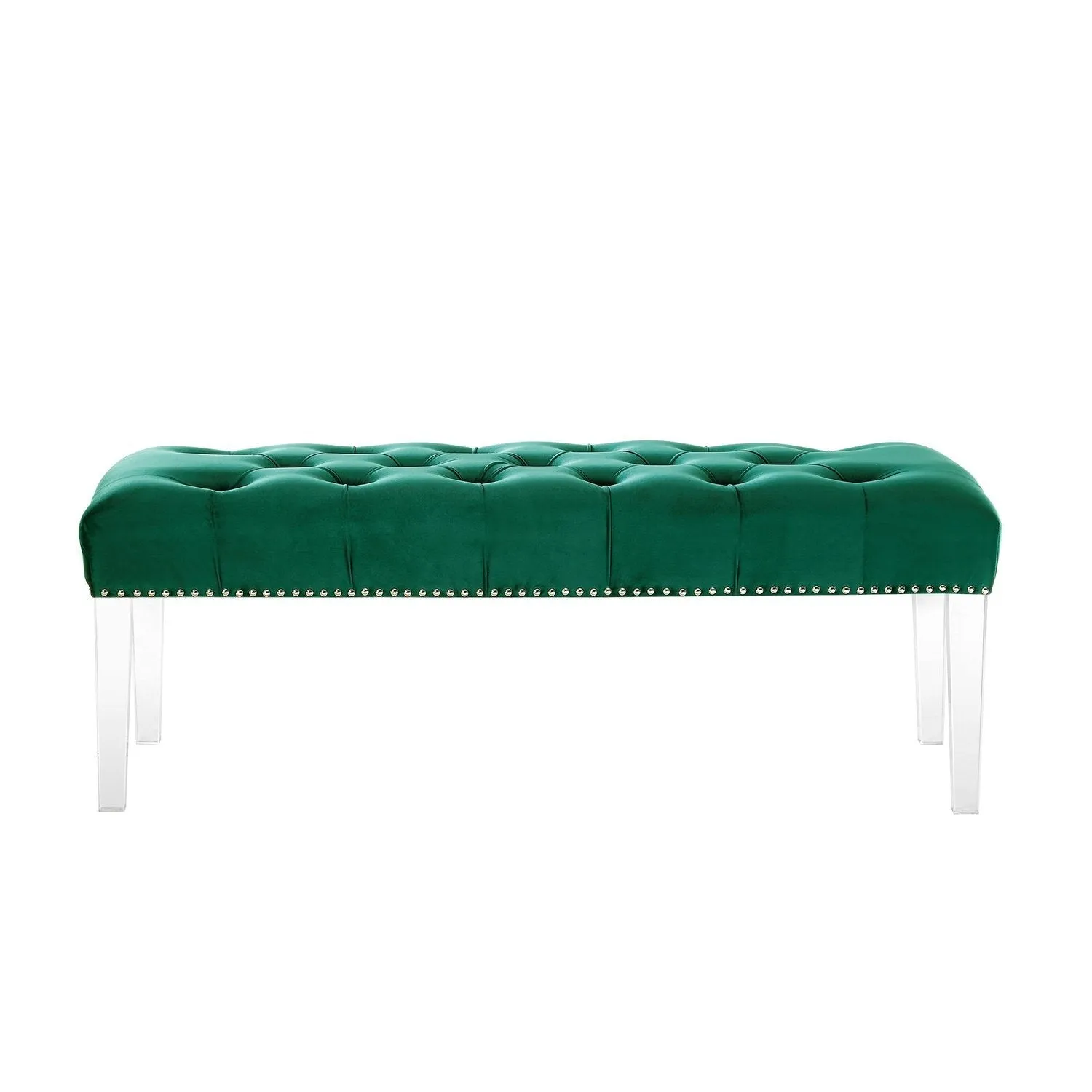Victoria Velvet Tufted Bench