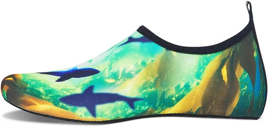 WateLves Womens and Mens Kids Water Shoes Barefoot Quick-Dry Aqua Socks for Beach Swim Surf Yoga Exercise