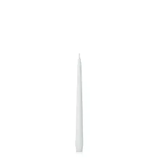 White 25cm Moreton Eco Taper Candles - Pack of 4