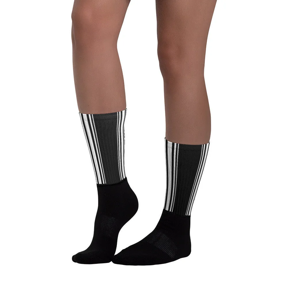Windrush Black Foot Socks by Robert Bowen